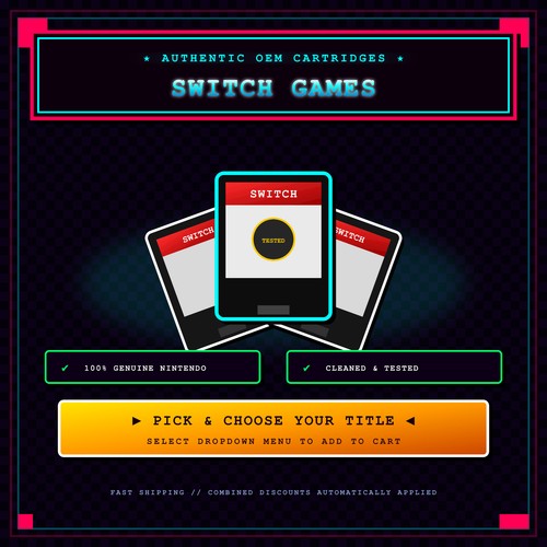 Authentic nintendo switch game - authentic,