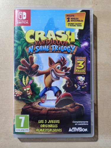 Crash sane trilogy nintendo - crash,